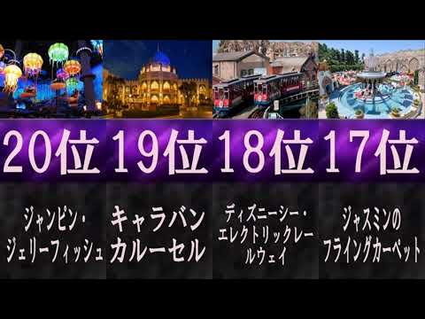 ディズニーシー乗り物大人気ランキング