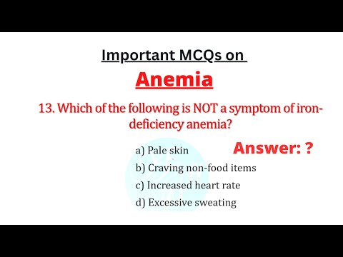 Understanding Anemia_Important MCQs with Answers