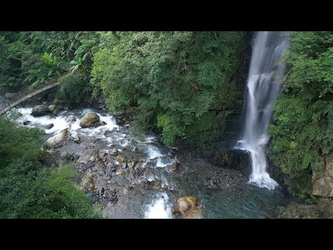 戈霸瀑布景觀空拍(宜蘭縣大同鄉破礑溪，Aug. 2020)