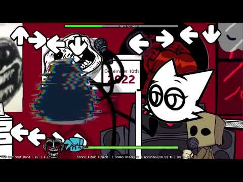 FNF The Incident but Nightmare Pou.Exe and Wenda (Sprunki) Sing it/Cover