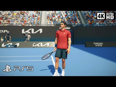 Federer vs Alcaraz | TopSpin 2K25 Gameplay (PS5 4K 60FPS)