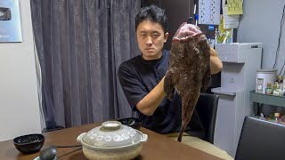 晩酌ガチ勢の夫婦が子供を寝かしつけてから食べるあんこう鍋