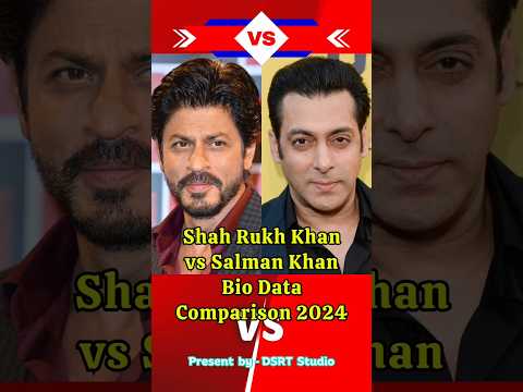 Shah Rukh Khan vs Salman Khan | Net Worth, Movies & Global Fame 2024 #kingkhan #srk #pathaan