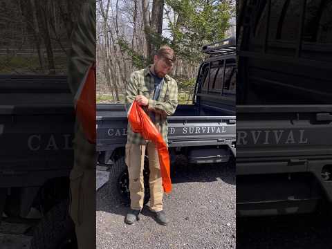 Can a mylar poncho act as an improvised faraday bag? #survivalgear #survival