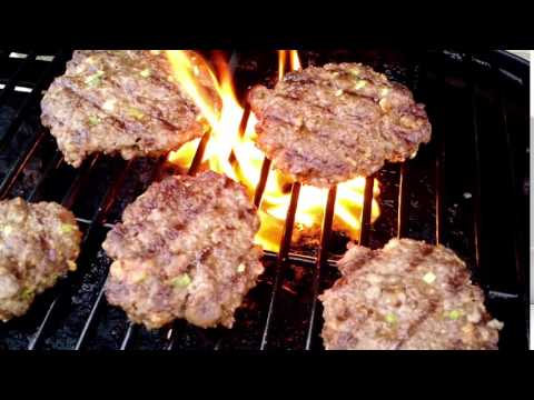 Grilling Burgers in Slow Motion