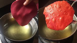 Beet root poori/Pink Breakfast/healthy beetroot puri#shorts #indianbreakfastrecipes