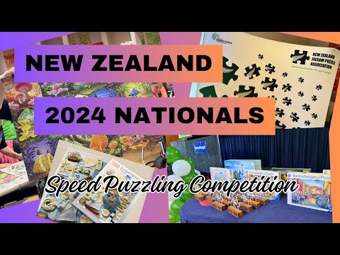 2024 New Zealand National Speed Puzzling Competition - A Recap Video! #puzzle #jigsawpuzzle