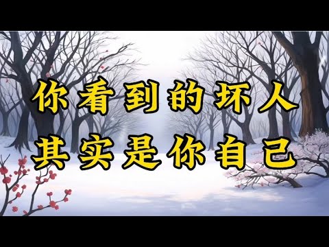 《你看到的坏人，其实是你自己》我们看到的一切，都是内心的显现