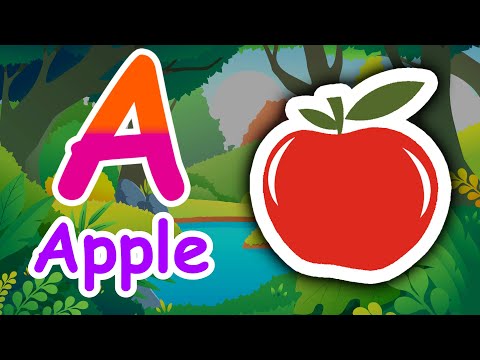 ABC for Children | Toddler Alphabet Learning | a for apple b for ball a to z abcd