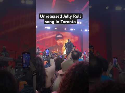 An unreleased Jelly Roll song performed in Toronto! #jellyroll #concert #newmusic #country #newsong