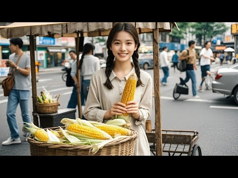 A girl selling corn on the street is actually the daughter of a billionaire!