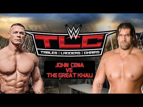 John Cena vs The Great Khali | TLC "Tables Ladders Chairs" Match | Vengeance Day