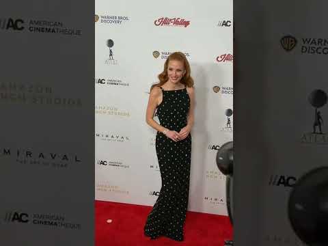 Jessica Chastain attends the 38th Annual American Cinematheque Awards.#shorts