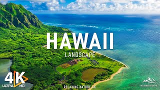 HAWAII 4K - Paradise Found: 편안한 음악과 함께 하와이의 숨막히는 풍경 탐험