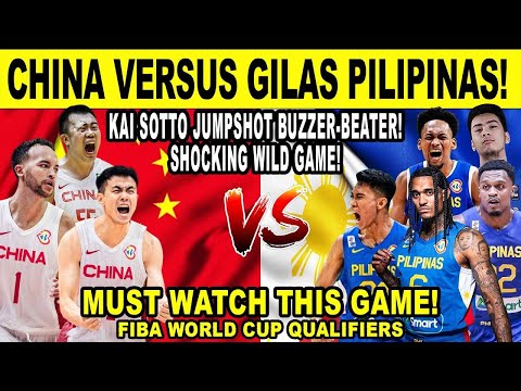 GILAS PILIPINAS vs CHINA- Pinas Kai Sotto ang Hari sa Asia! FIBA Qualifiers 2k