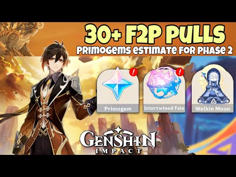 GOOD NEWS! 30+ FREE PULLS FOR ZHONGLI AND NEUVILLETTE IN 5.2 PH.2 - Genshin Impact