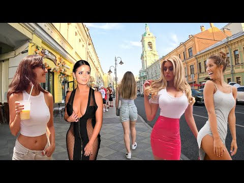 🔥TODAY in 2024! Sanctions FINISHED OFF THE BRAS OF RUSSIAN WOMEN.  Big Walk tour of Moscow.