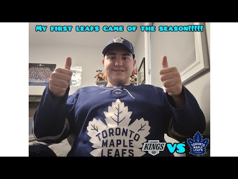 MY FIRST LEAFS GAME OF THE SEASON!!!!! Maple Leafs Vs Kings MUST WATCH!!!