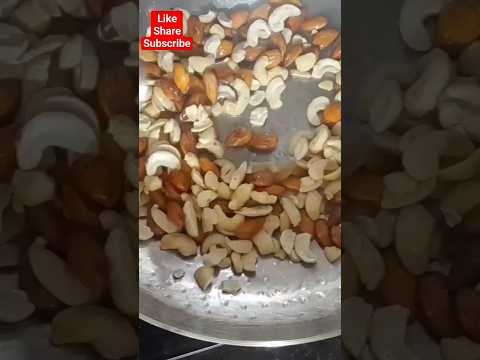 dry fruit fry l #dryfruits #viral #youtubeshorts #shortvideo #shorts #cookingshorts #trendingshorts