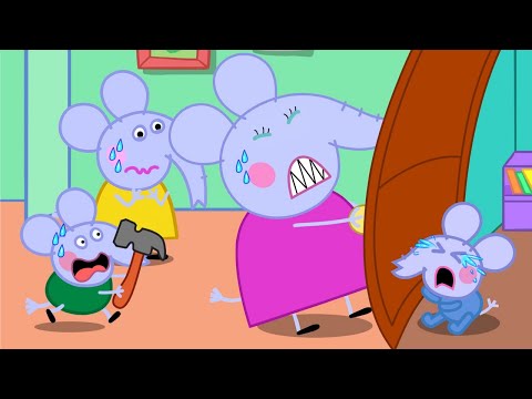 No No! Edmond's Brother is Stuck in The House | Edmond Elephant Funny Animation