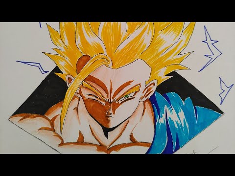 Drawing Goten ssj2 ( Dragon ball super)