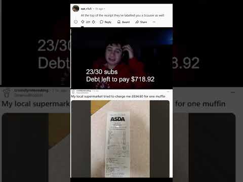 "My local supermarket tried to charge me £834.60 for one muffin" | fanof reacts  u/SteamedBlobfish