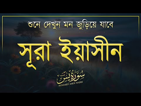 সুন্দর কন্ঠে সূরা ইয়াসিন | Beautiful Quran Tilawat | Surah Yaseen by Mohamed Amen Wadih