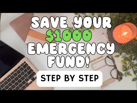 Beginner's Guide To Saving Money | Emergency Fund Step By Step | Beginner Budget