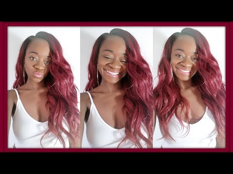 Sia wig- premium synthetic deep part lace| Spring 2018 wig