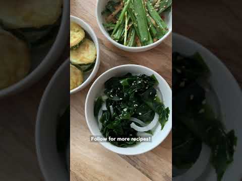 Detox from the weekend! Make this healthy seaweed salad 😌