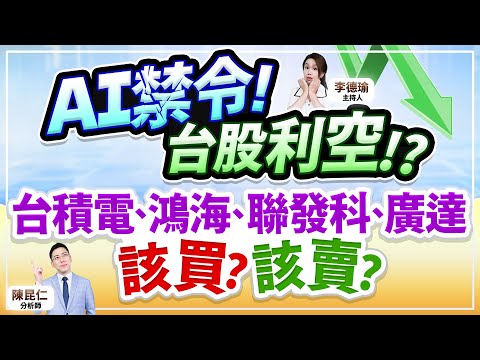 (CC字幕)【AI禁令！台股利空!? 台積電、鴻海、聯發科、廣達該買？該賣？】2024.11.12 台股盤後