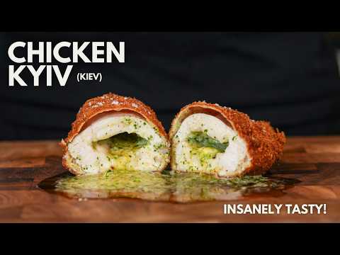 Chicken Kiev (Kyiv) | So Much Oozing Garlic Butter