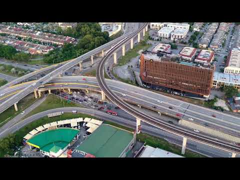 Drone @ Puchong, Selangor. Timelaps