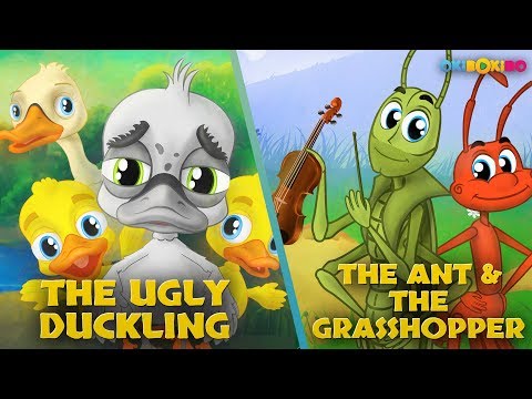 Ugly Duckling & Ant and the Grasshopper | Tales for children