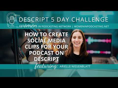 Crafting Engaging Social Media Posts for Your Podcast with Descript