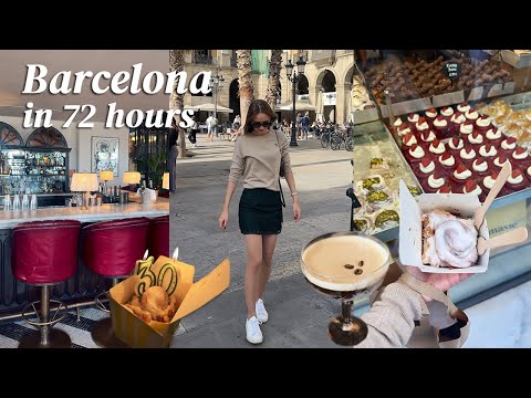 BARCELONA TRAVEL VLOG - BEST FOOD SPOTS - ROMANTIC BIRTHDAY WEEKEND