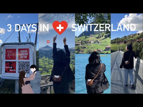 🇨🇭switzerland in 3 days ⛰️🚂 crash landing on you scenes in grindelwald, iseltwald + sigriswil