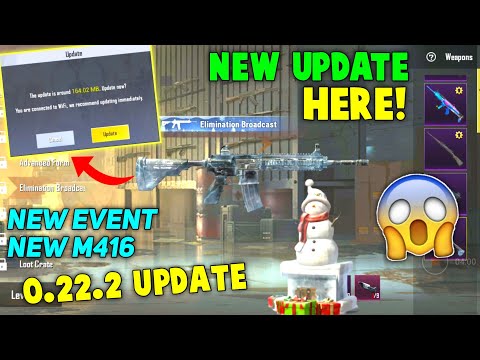 Pubg Mobile Lite New Update Is Here | M416 Glacier Here 😱 Update Features | Pubg Lite New Update out