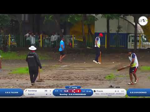 Tulsan Vs Khudewadi Match At श्री भैरवनाथ चषक २०२४ । आयोजक - खुडेवाडी