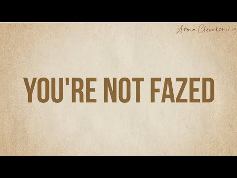 Anna Clendening - Fazed [Official Lyric Video]