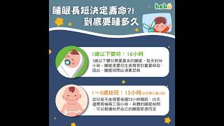 睡眠長短決定壽命，到底要睡多久？｜健康小撇步