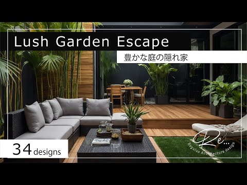 A relaxing private garden.【34designs】ゆったり過ごすボタニカルガーデン