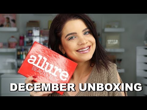 ALLURE BEAUTY BOX DECEMBER 2018 UNBOXING