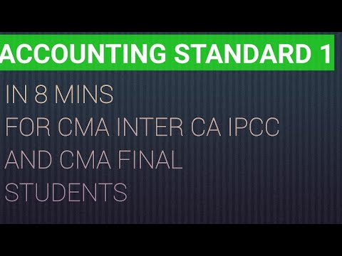 Accounting standard 1