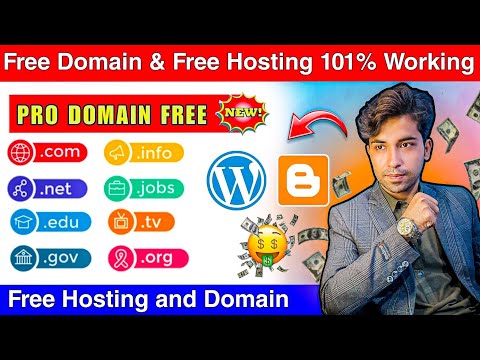 Free Domain .com .xyz .pro .wiki .uk Domains 😱🔥 | How To Get Free Domain Name For Your Website Part1