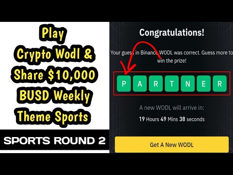 Binance crypto wodl complete answers | Crypto wodl 6,7,8 letters word | Crypto wodl sports Round 2