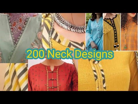 almost 200 neck designs/neck designs/ stylish neck designs