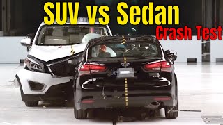 SUV vs Sedan Crash Test