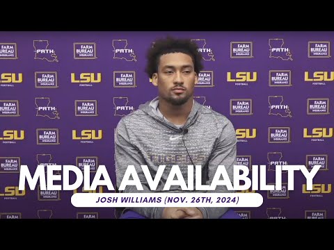 Josh Williams Media Availability (Nov. 26, 2024)