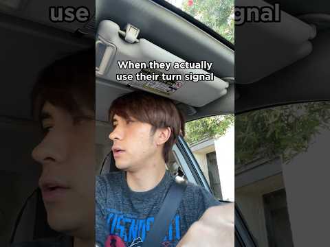 Reacting to turn signals #shorts #comedy